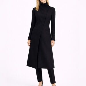 Giorgio Armani High End, Black, Wool Coat (Silk Lining),Size IT 42/US 6